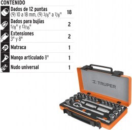 Truper 26-piece mixed autoclave set1